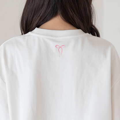 ロングスリーブTシャツ Ribbon Floral
