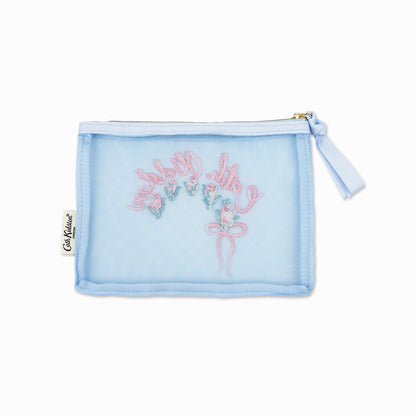 メッシュポーチ Ribbon Floral