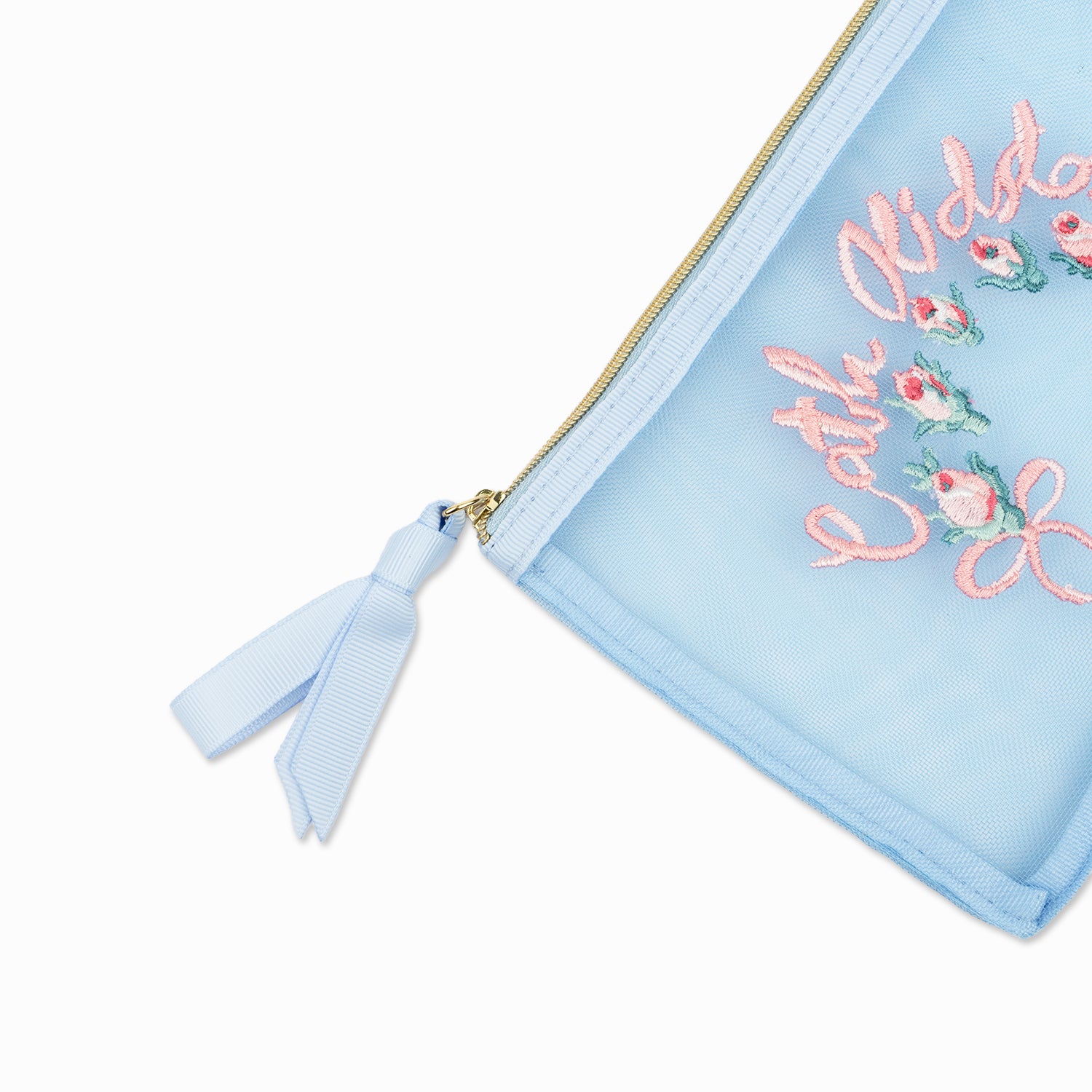 メッシュポーチ Ribbon Floral