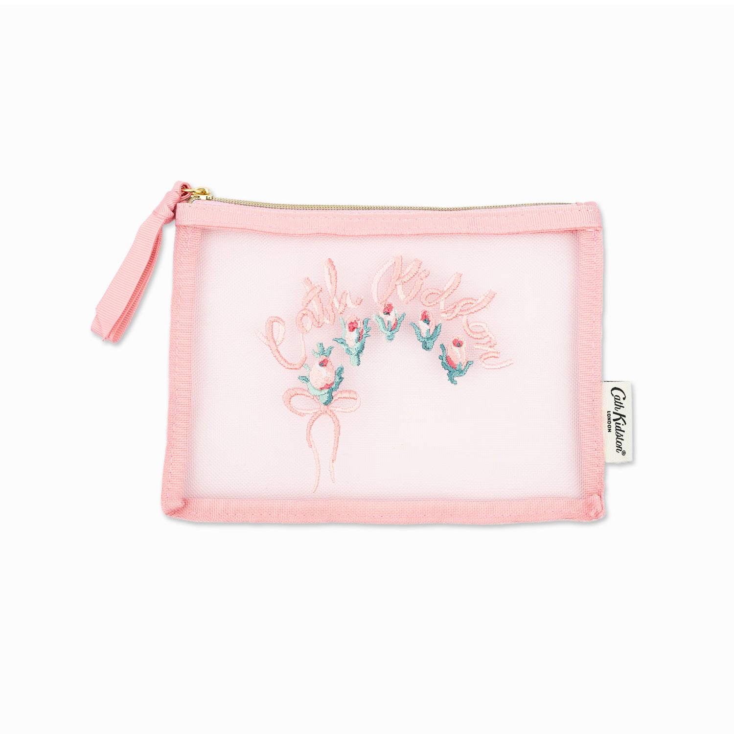 メッシュポーチ Ribbon Floral