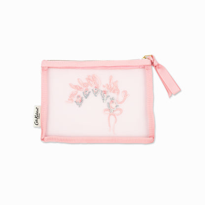 メッシュポーチ Ribbon Floral