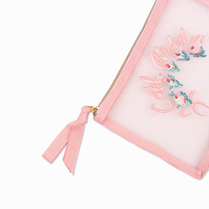 メッシュポーチ Ribbon Floral