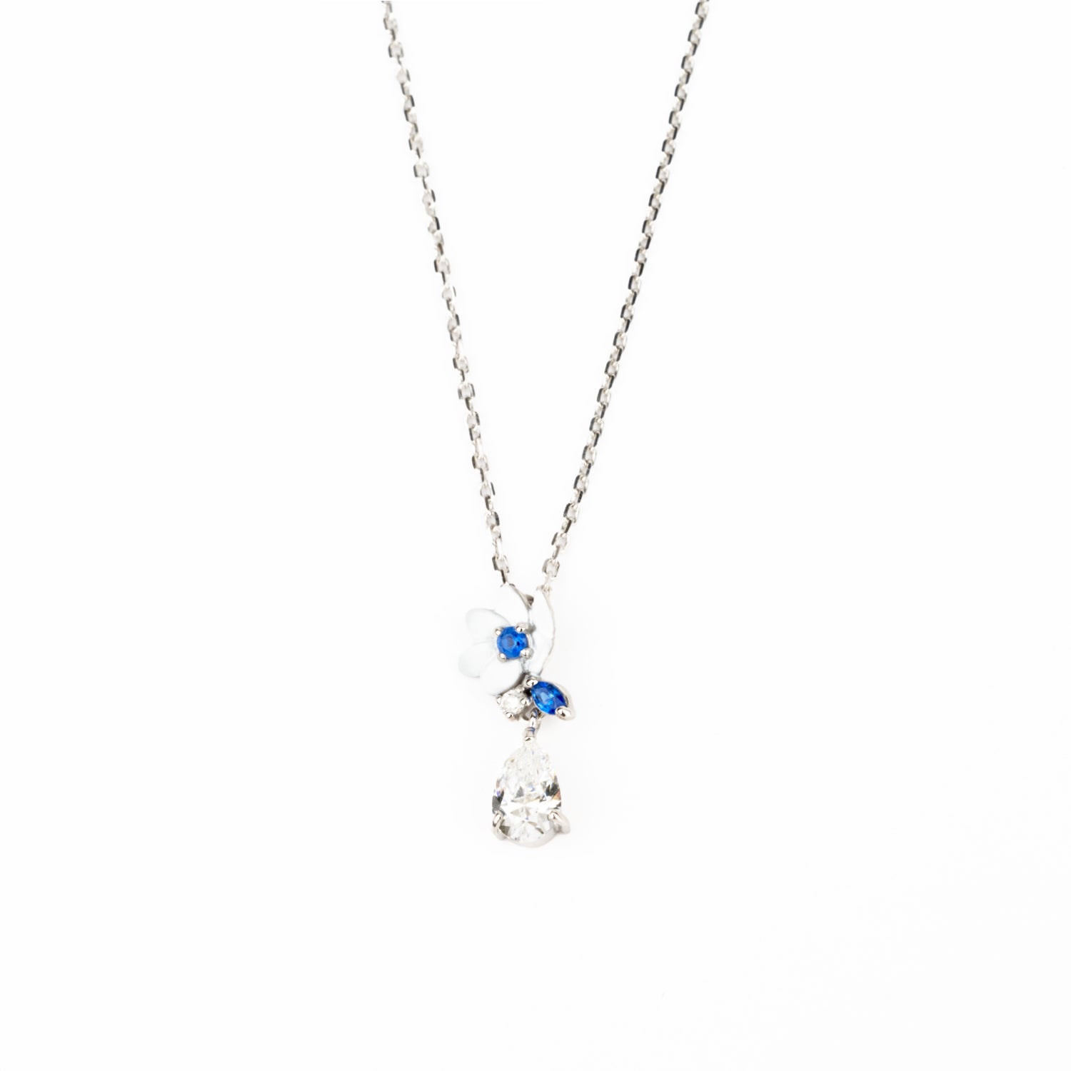 SLV925 ネックレス Road Floral