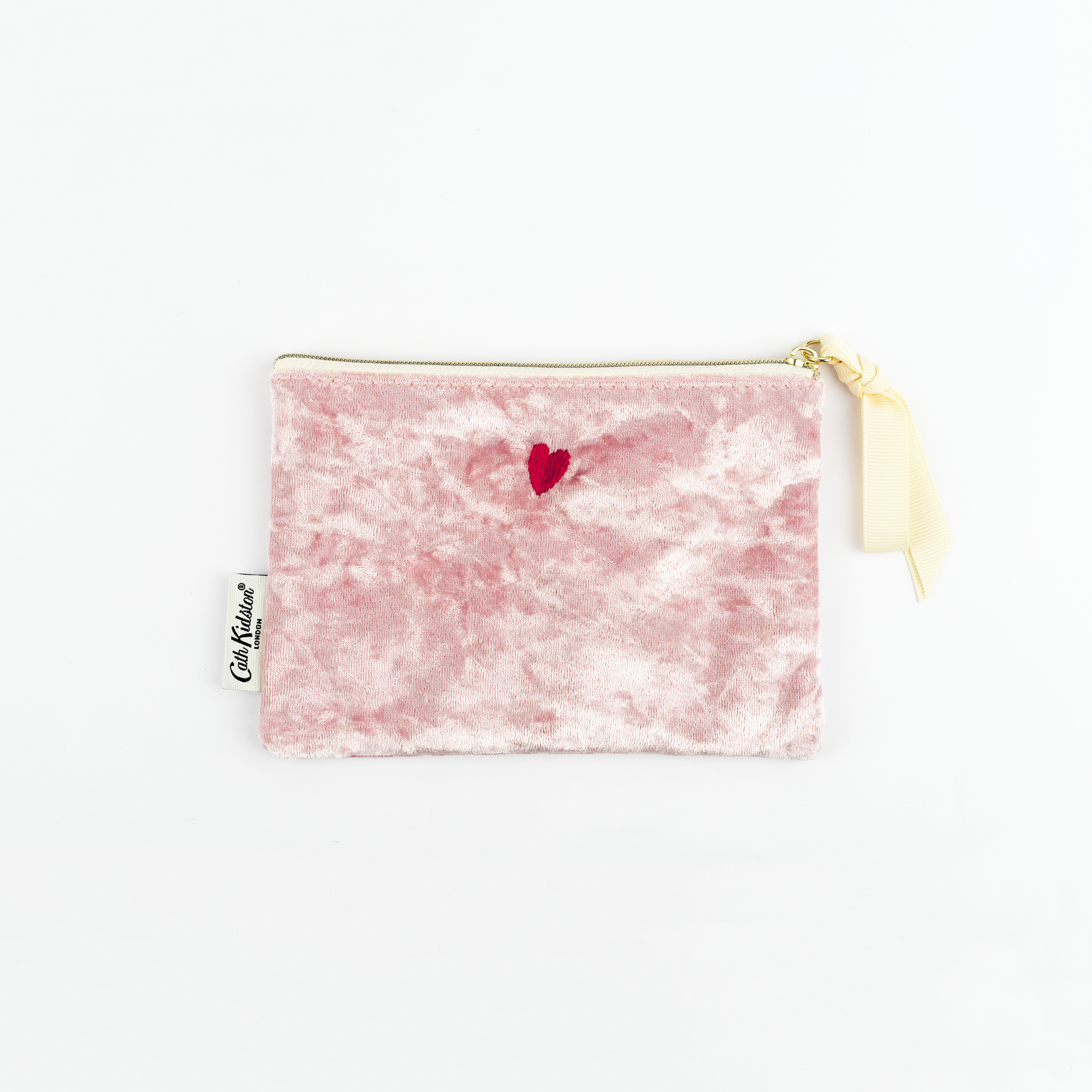 ベロアフラットポーチ