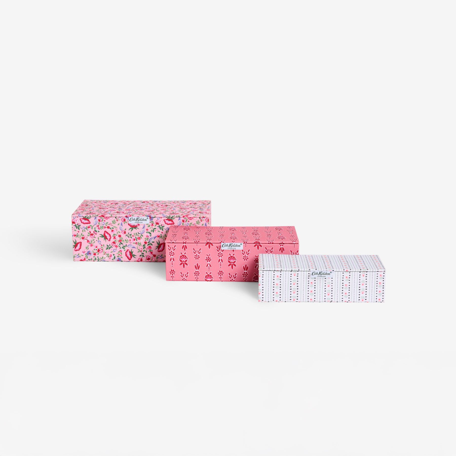 ストレージボックス 3個セットPink Floral