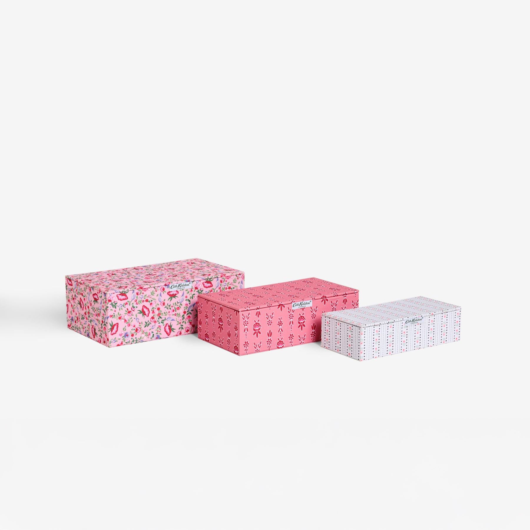 ストレージボックス 3個セットPink Floral