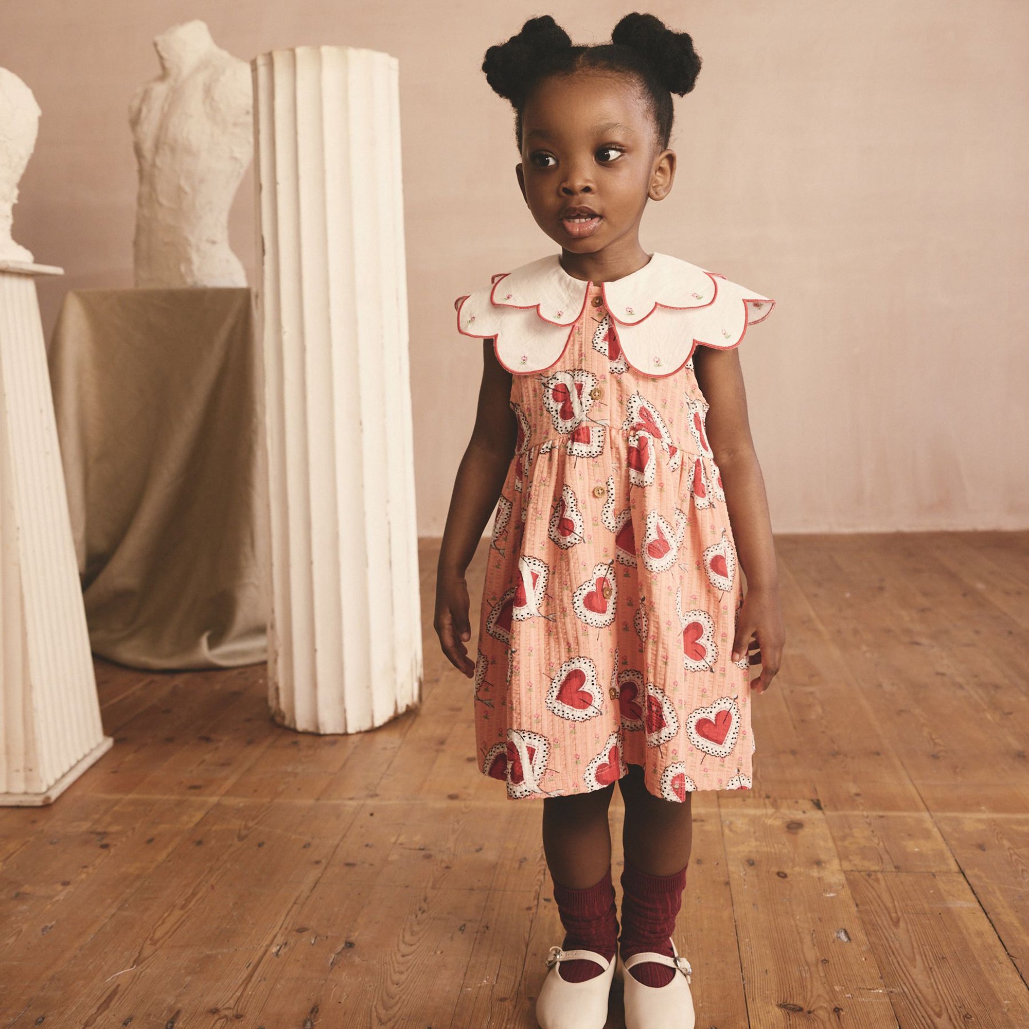 キッズ ワンピース Frilly Hearts | Cath Kidston 日本公式オンライン