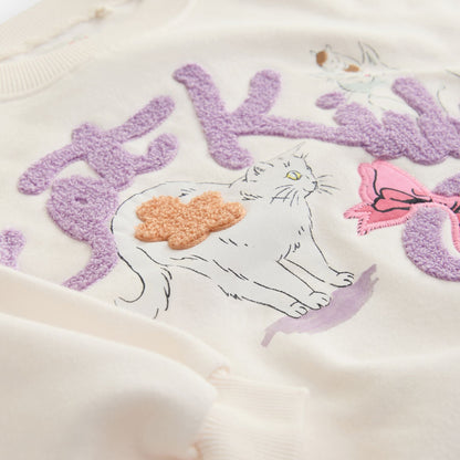 キッズ スウェット＆レギンスセット Cat