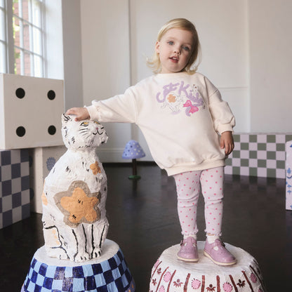 キッズ スウェット＆レギンスセット Cat