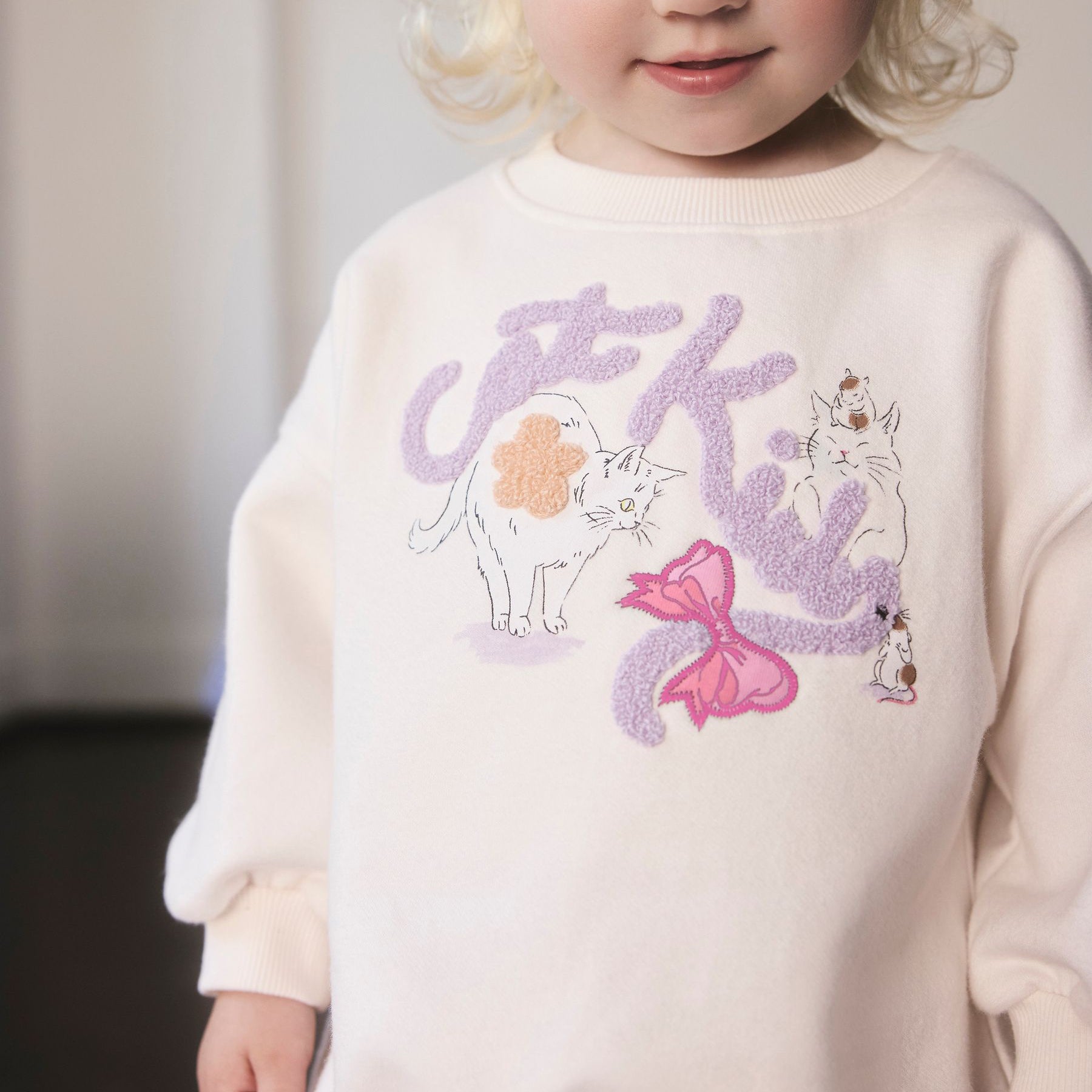 キッズ スウェット＆レギンスセット Cat