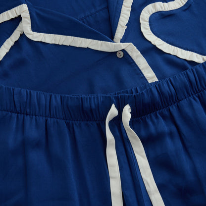 ボタン フリルハートパジャマ