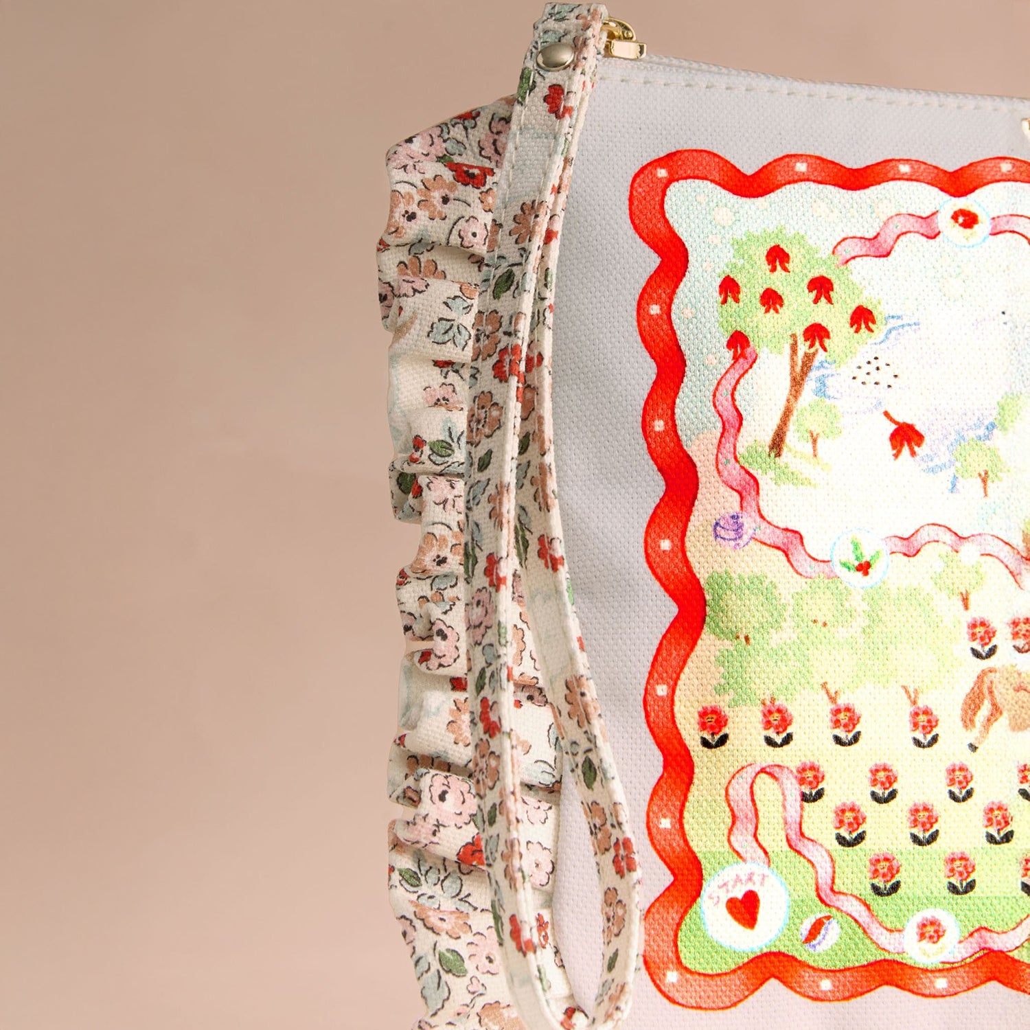 フリルポーチChristmas Journey