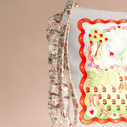 フリルポーチChristmas Journey