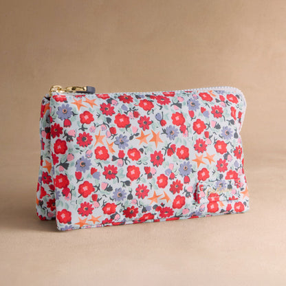 トリプル ポーチ Folding Star Ditsy