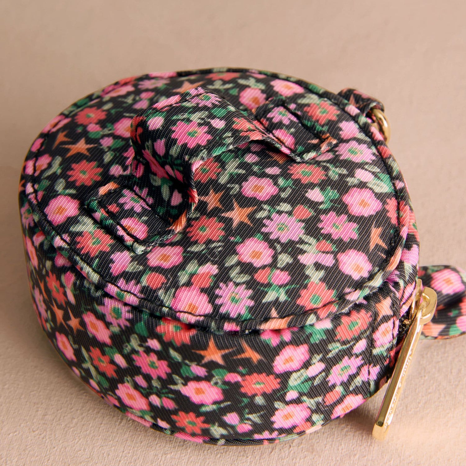 クリップ オン ベア コインパースFolding Star Ditsy