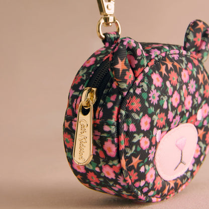 クリップ オン ベア コインパースFolding Star Ditsy