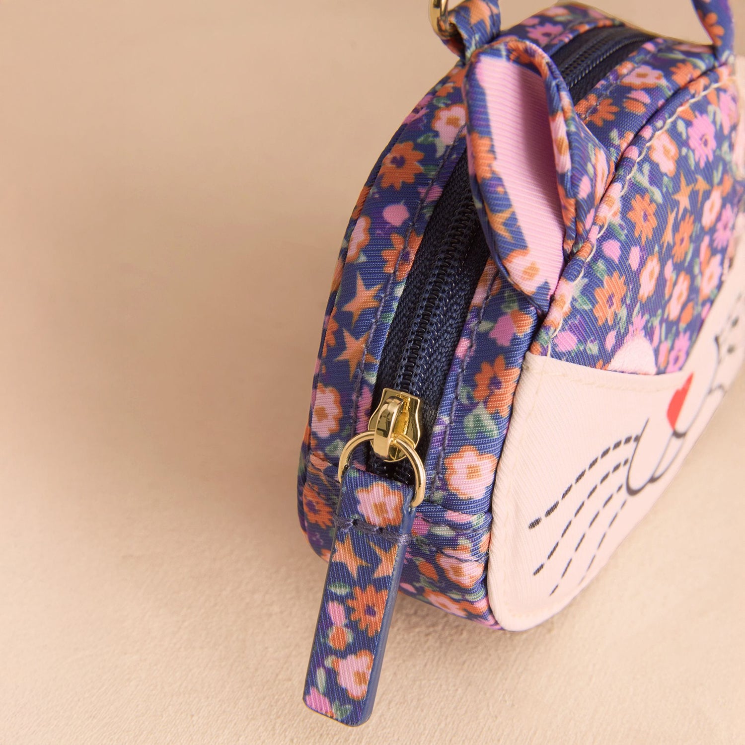 クリップ オン キャット コインパースFolding Star Ditsy