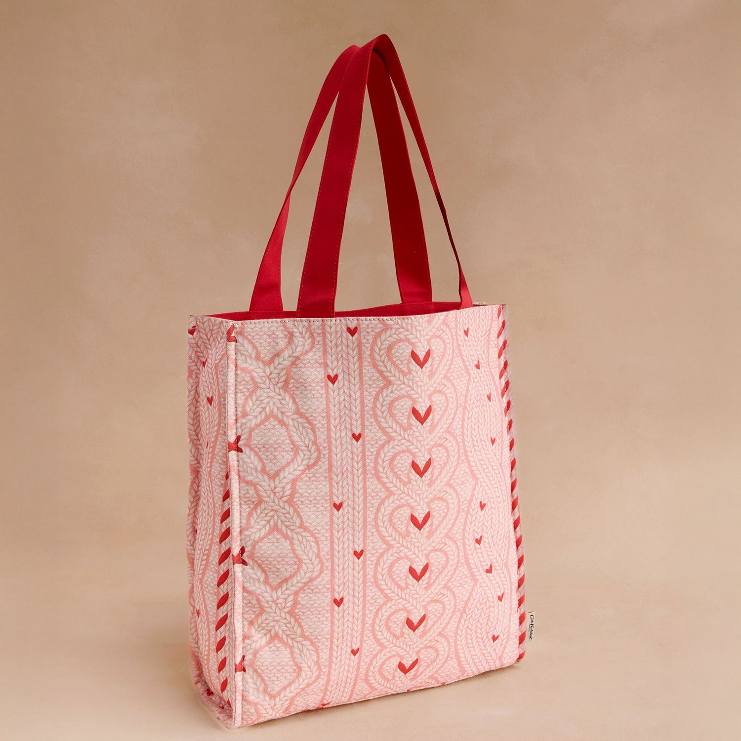 リボン ブックバッグKnit Print