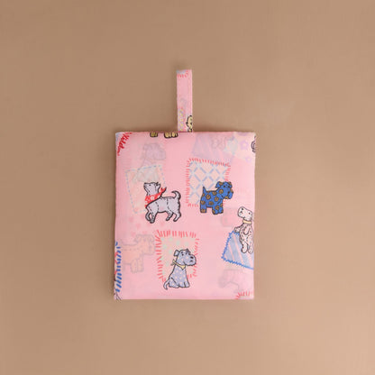 ミニ フォルダウェイ ショッパー Dog Patchwork