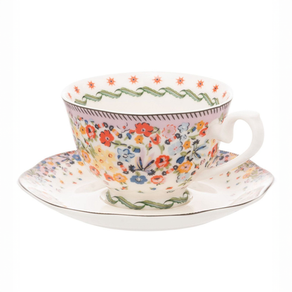 ティーカップ&ソーサーFC Harmony Ditsy | Cath Kidston 日本公式 ティーカップ&ソーサーFC Harmony Ditsy | Cath Kidston 日本公式