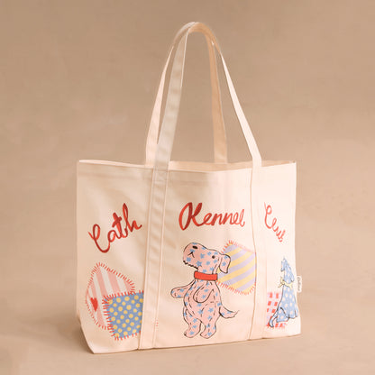 イーストウエスト　レトロトートバッグ Dogs