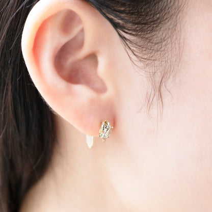 CKxLiquem ミニピアス Ribbon Floral