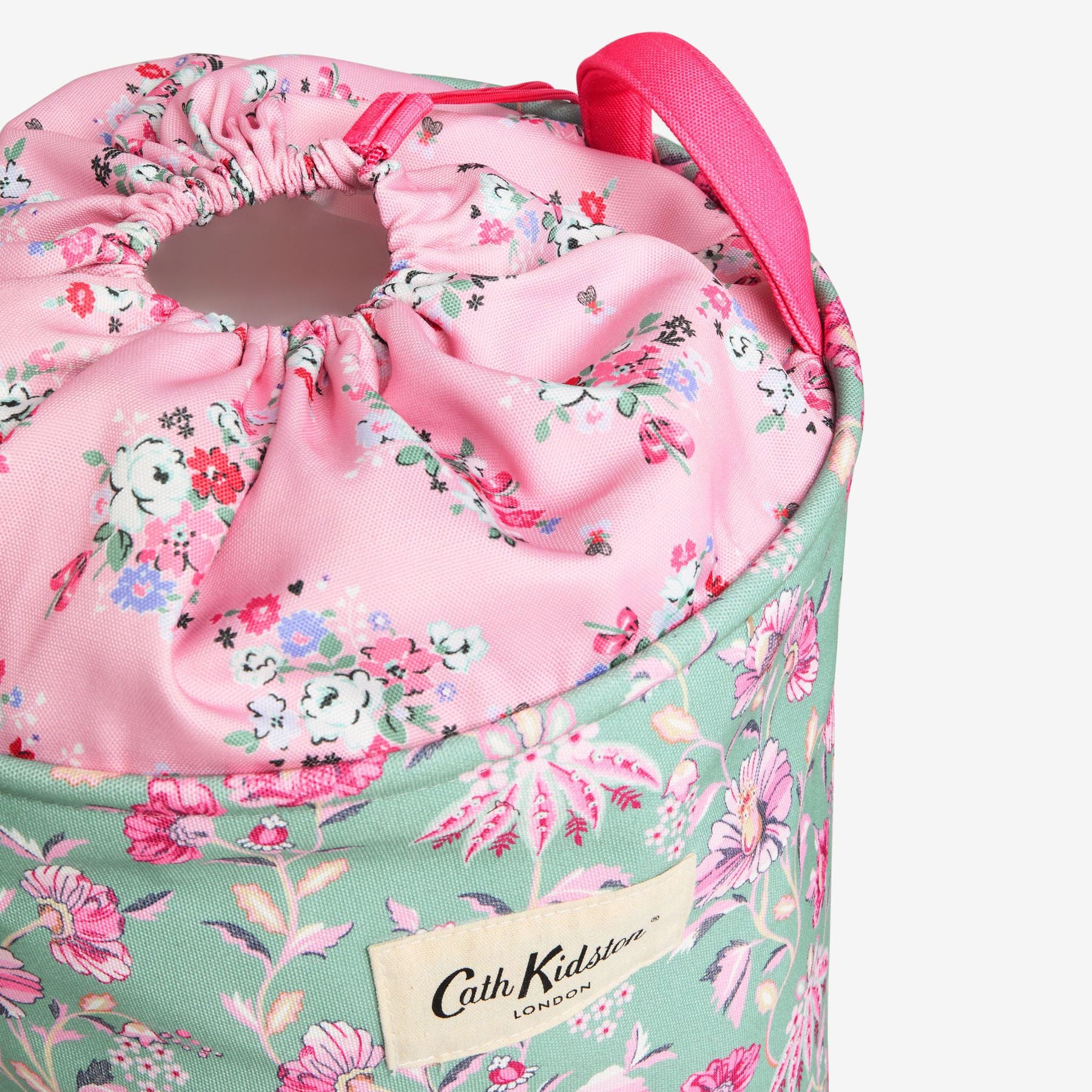 ランドリーバッグ Green Floral