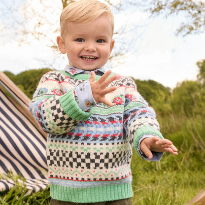 キッズ フェアアイル ニット トップス