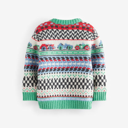 キッズ フェアアイル ニット トップス