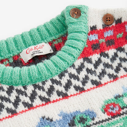 キッズ フェアアイル ニット トップス