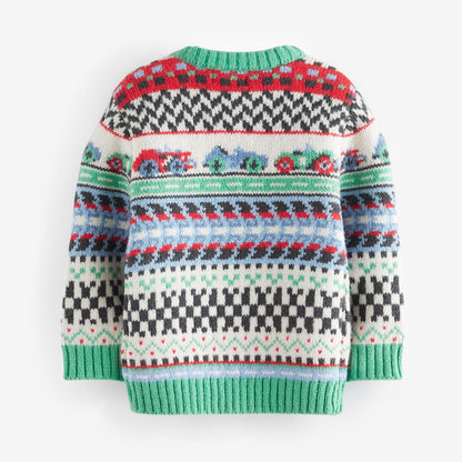 キッズ フェアアイル ニット トップス