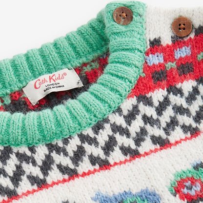 キッズ フェアアイル ニット トップス