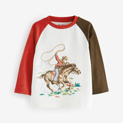 キッズ ロングスリーブTシャツ Cowboy