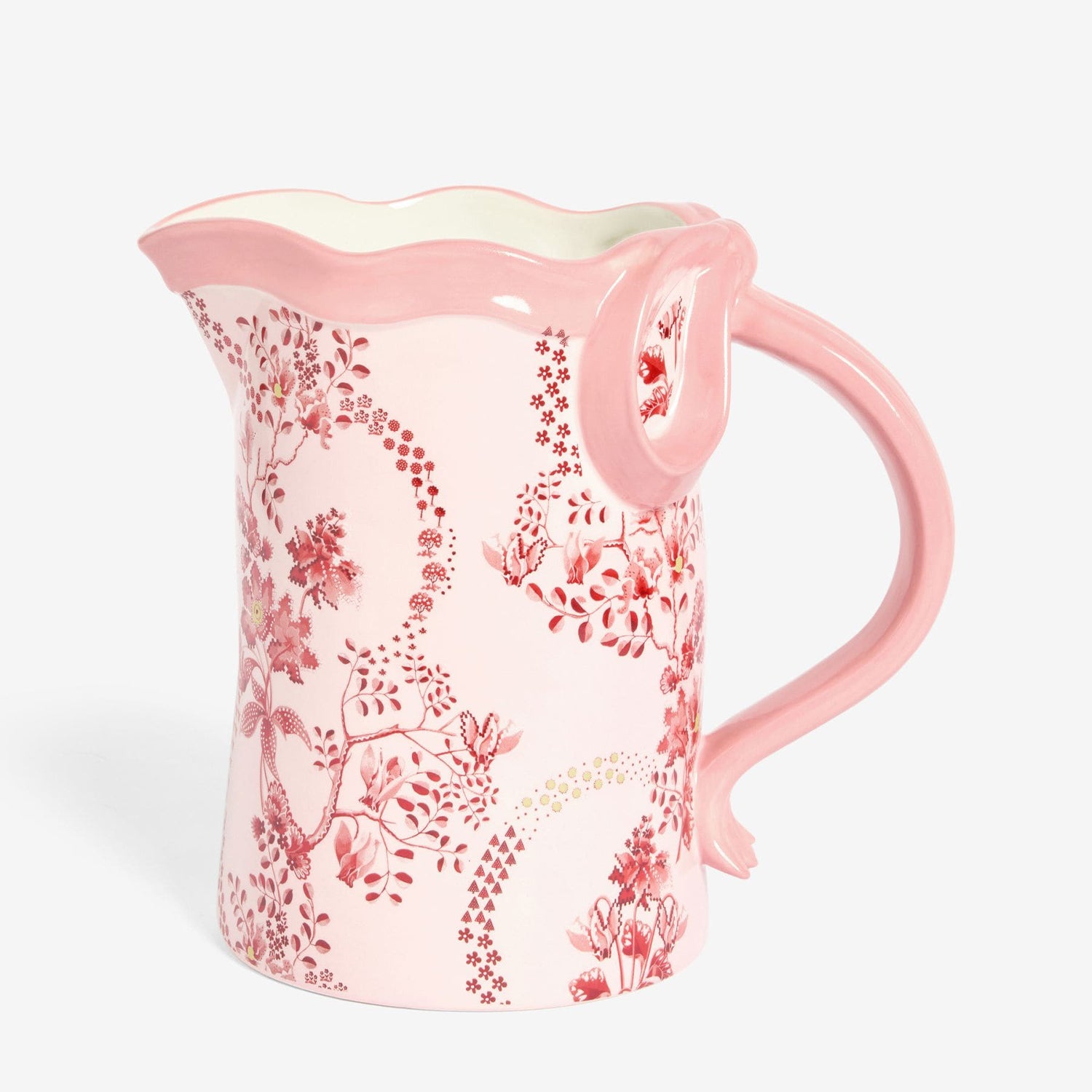 フローラル装飾のピンクキャビネット ボウ ジャグ フラワーベース | Cath Kidston 日本公式オンラインストア