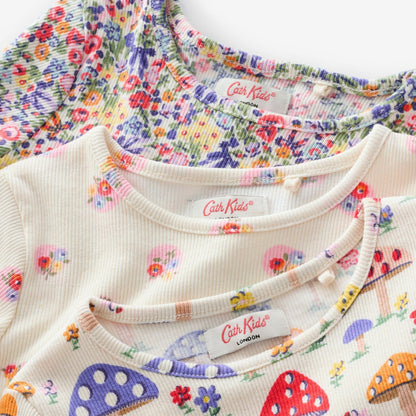 キッズ ロングスリーブ Tシャツ 3枚セット