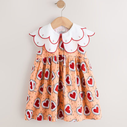 キッズ ワンピース Frilly Hearts