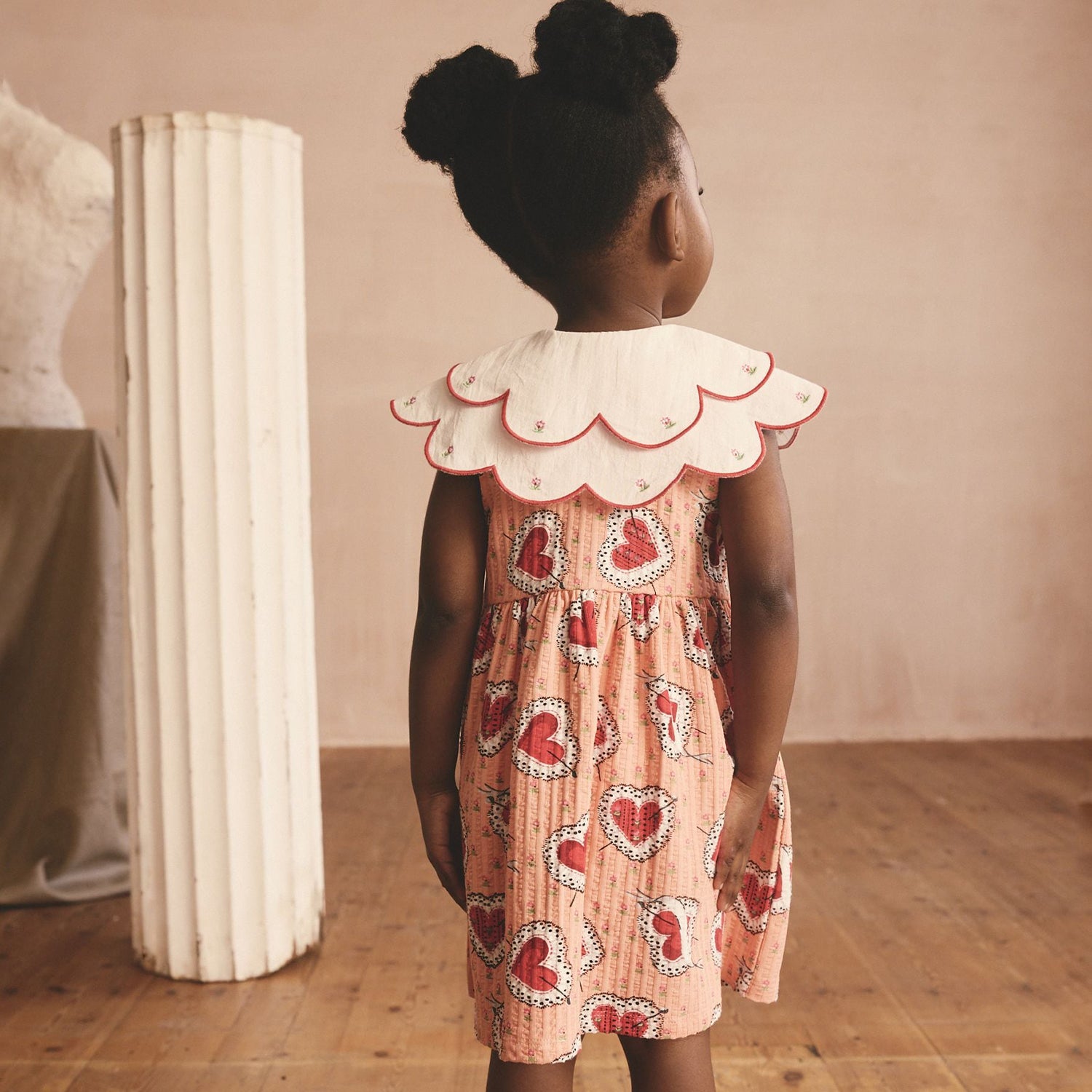 キッズ ワンピース Frilly Hearts