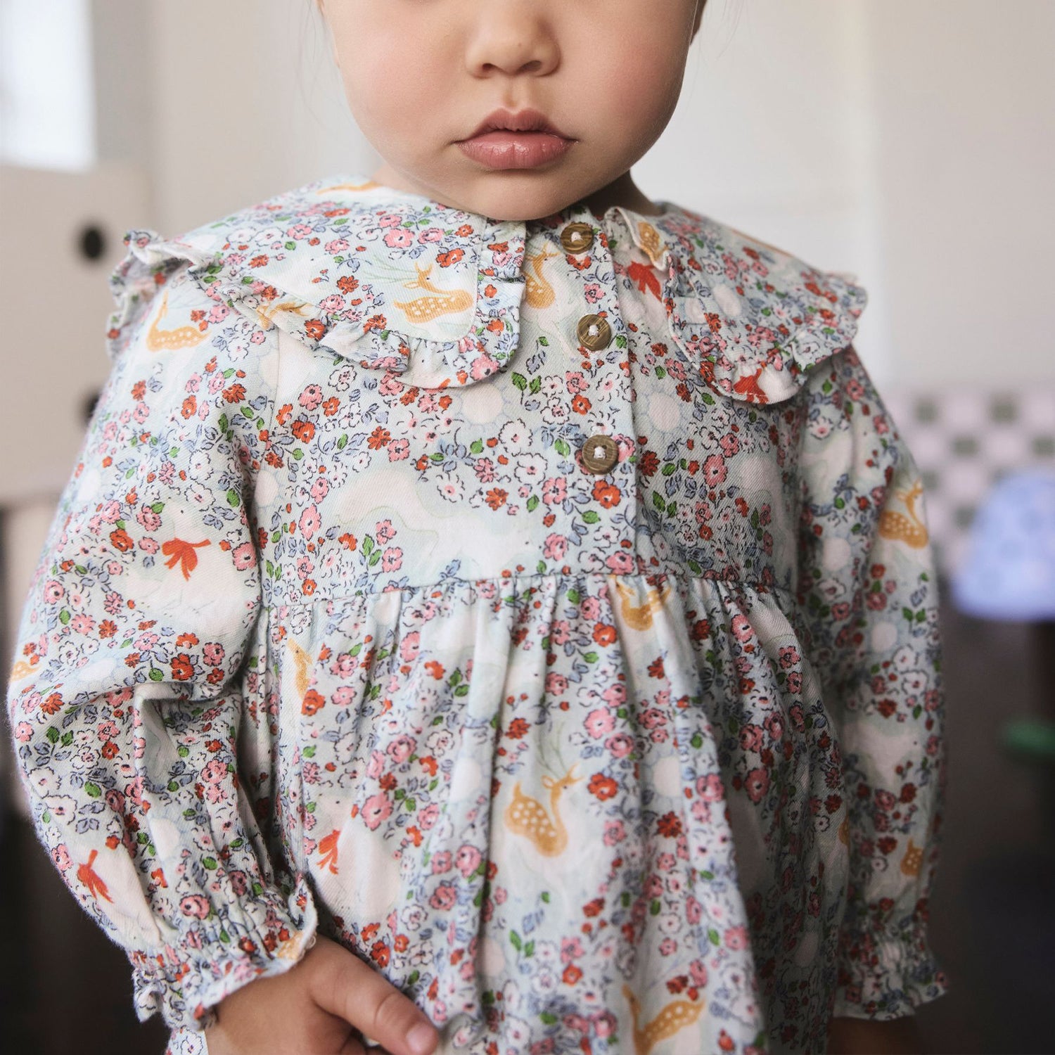 キッズ ロングスリーブ ワンピース Ditsy Print | Cath Kidston 日本