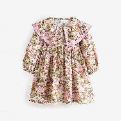 キッズ ビッグカラー ロングスリーブワンピース Tiny Town