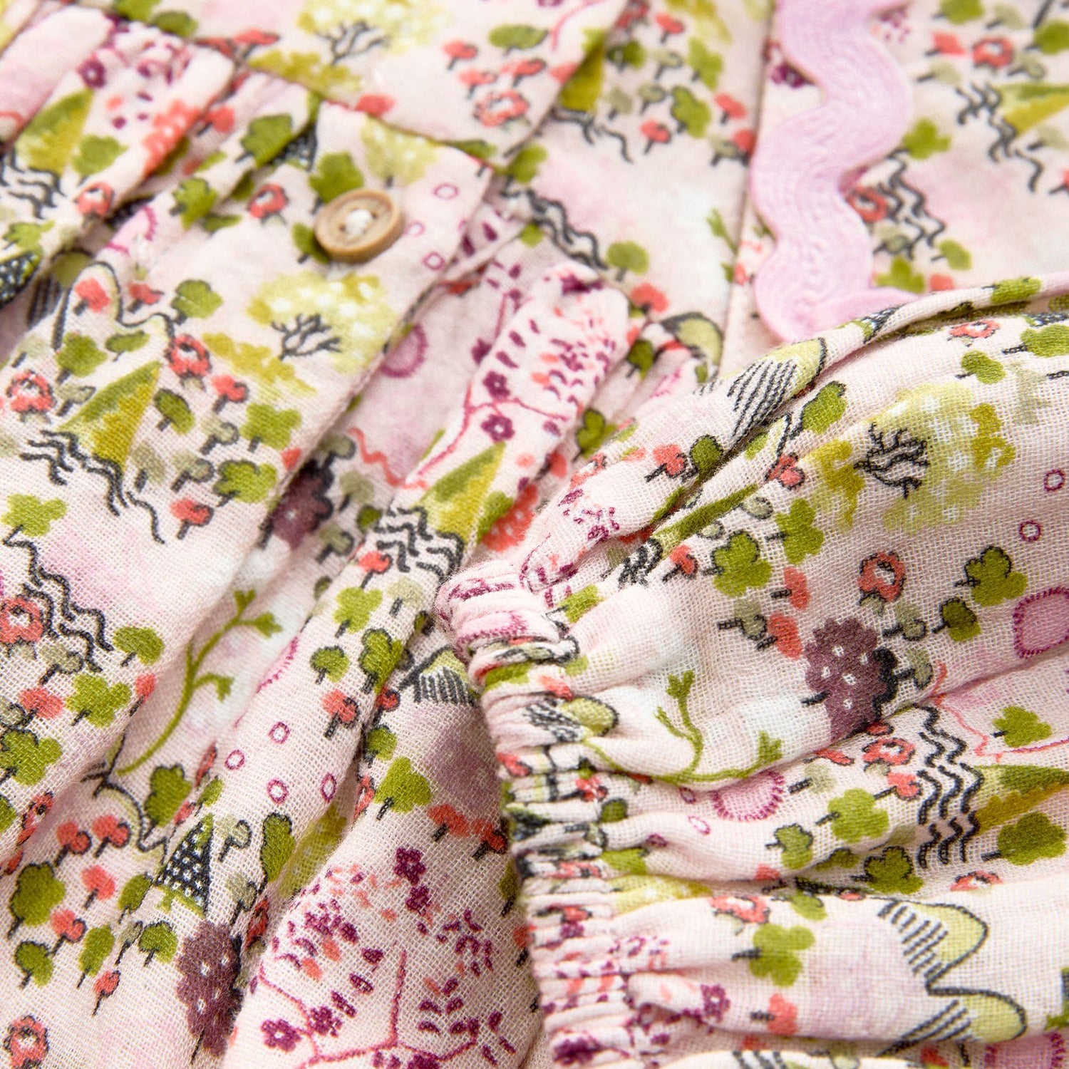 キッズ ビッグカラー ロングスリーブワンピース Tiny Town