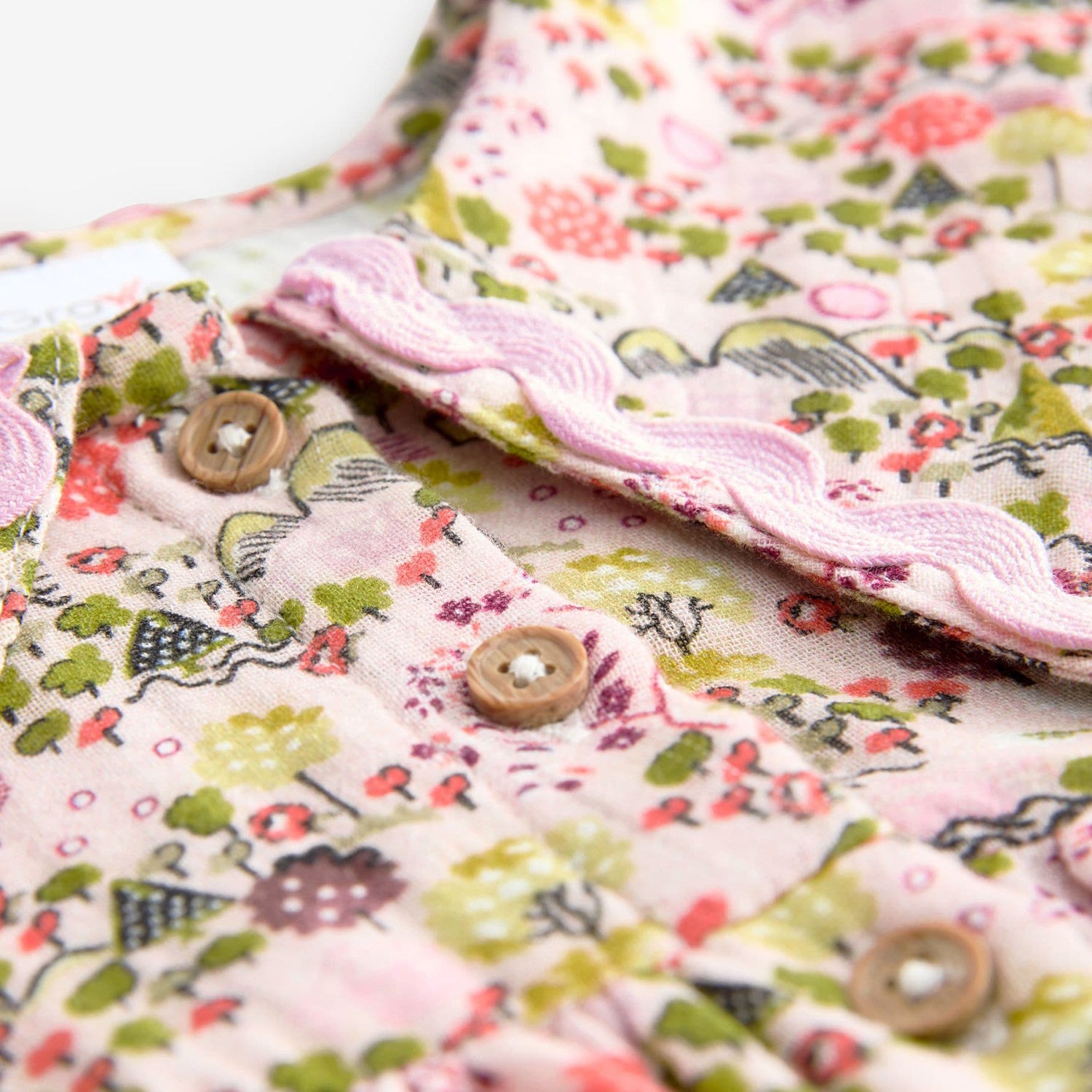 キッズ ビッグカラー ロングスリーブワンピース Tiny Town