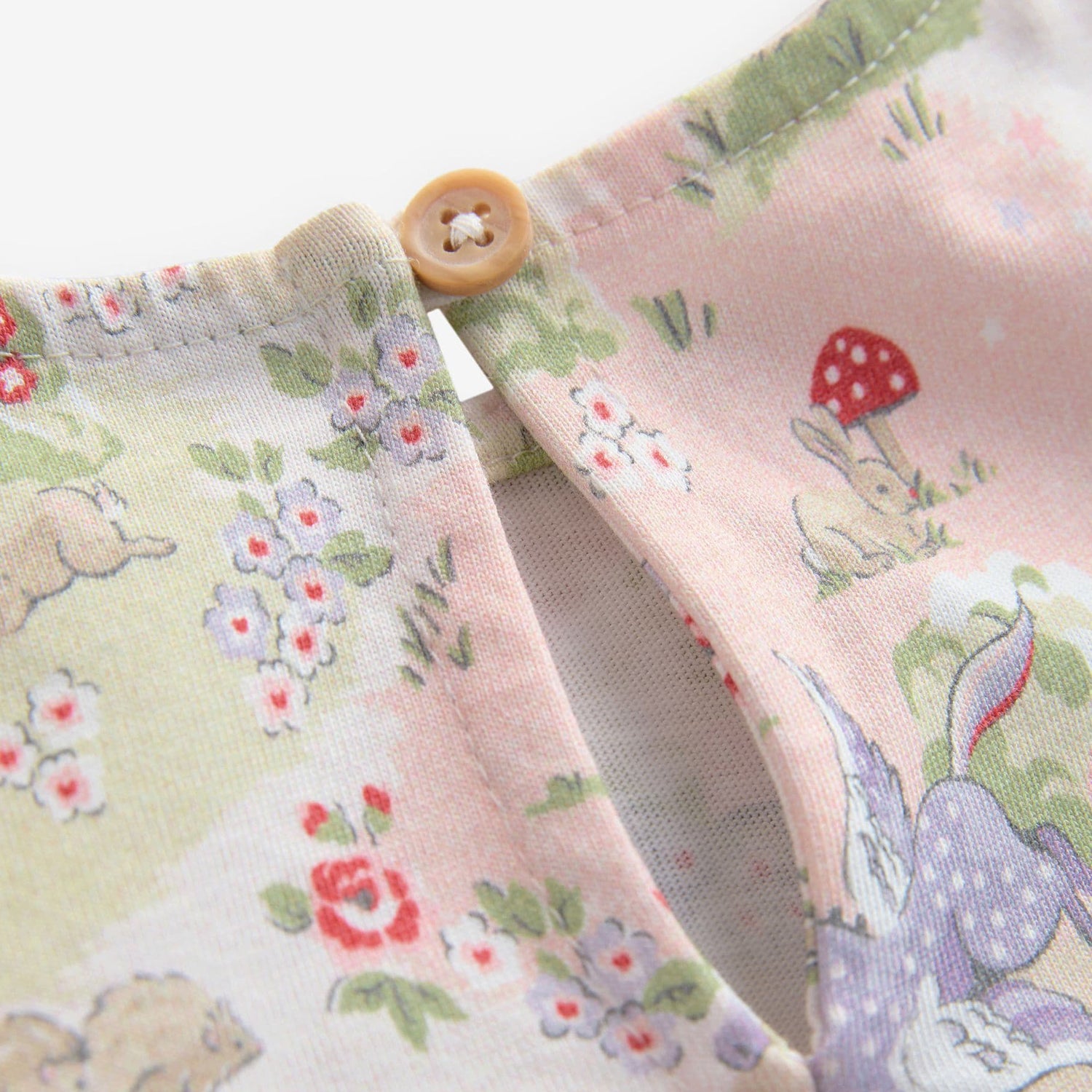 キッズ ロングスリーブ ティアードドレス Pink Unicorn