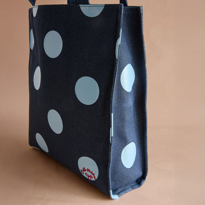 ラージブックバック Denim Spot