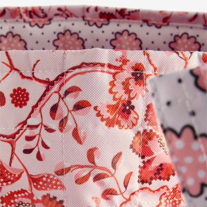 キルテッド ストレージ 2個セット Posey spot / Mystery Floral　Pink