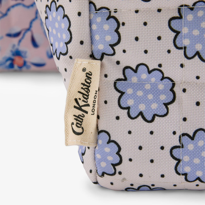 キルテッド ストレージ 2個セット Posey spot / Mystery Floral　Blue