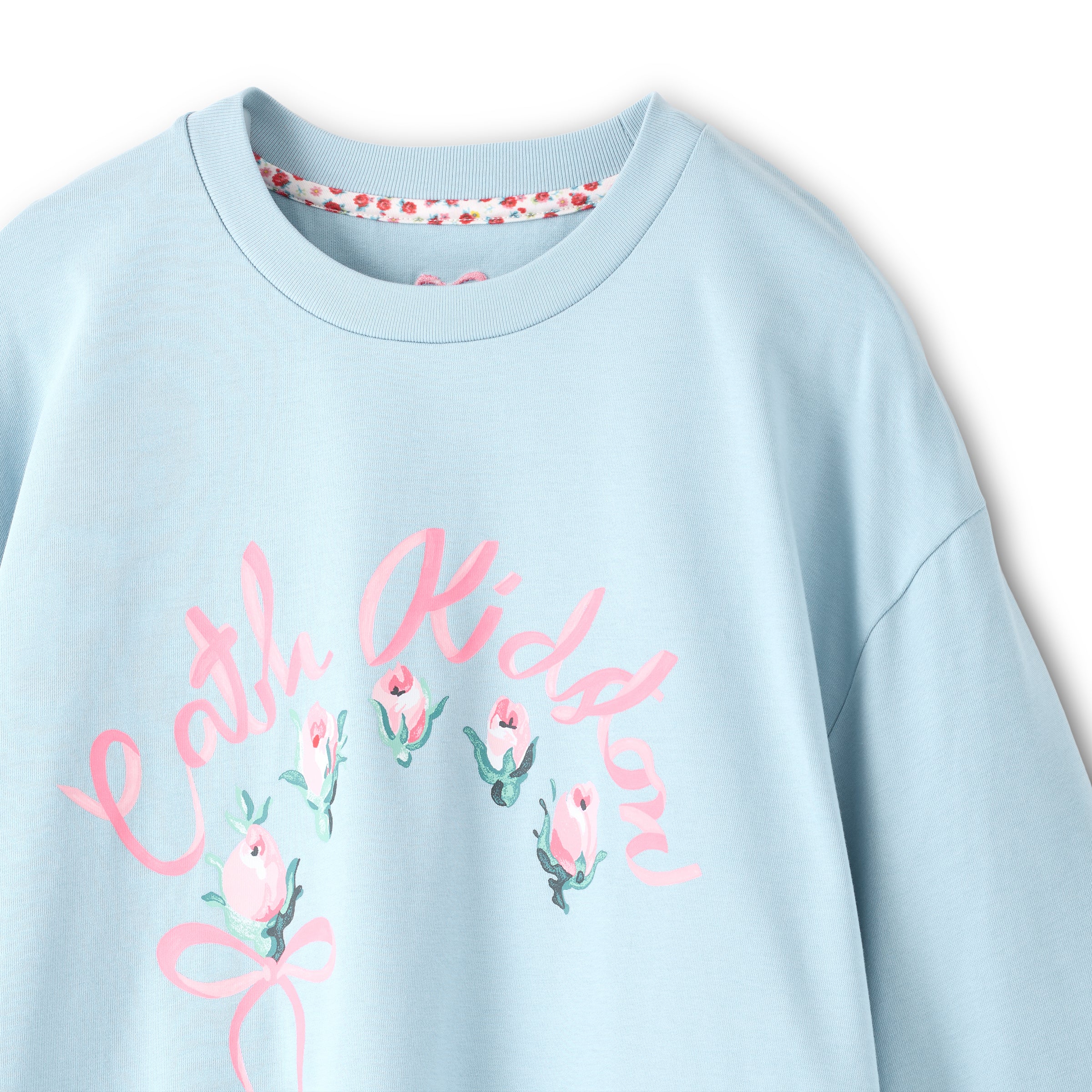 ロングスリーブTシャツ Ribbon Floral
