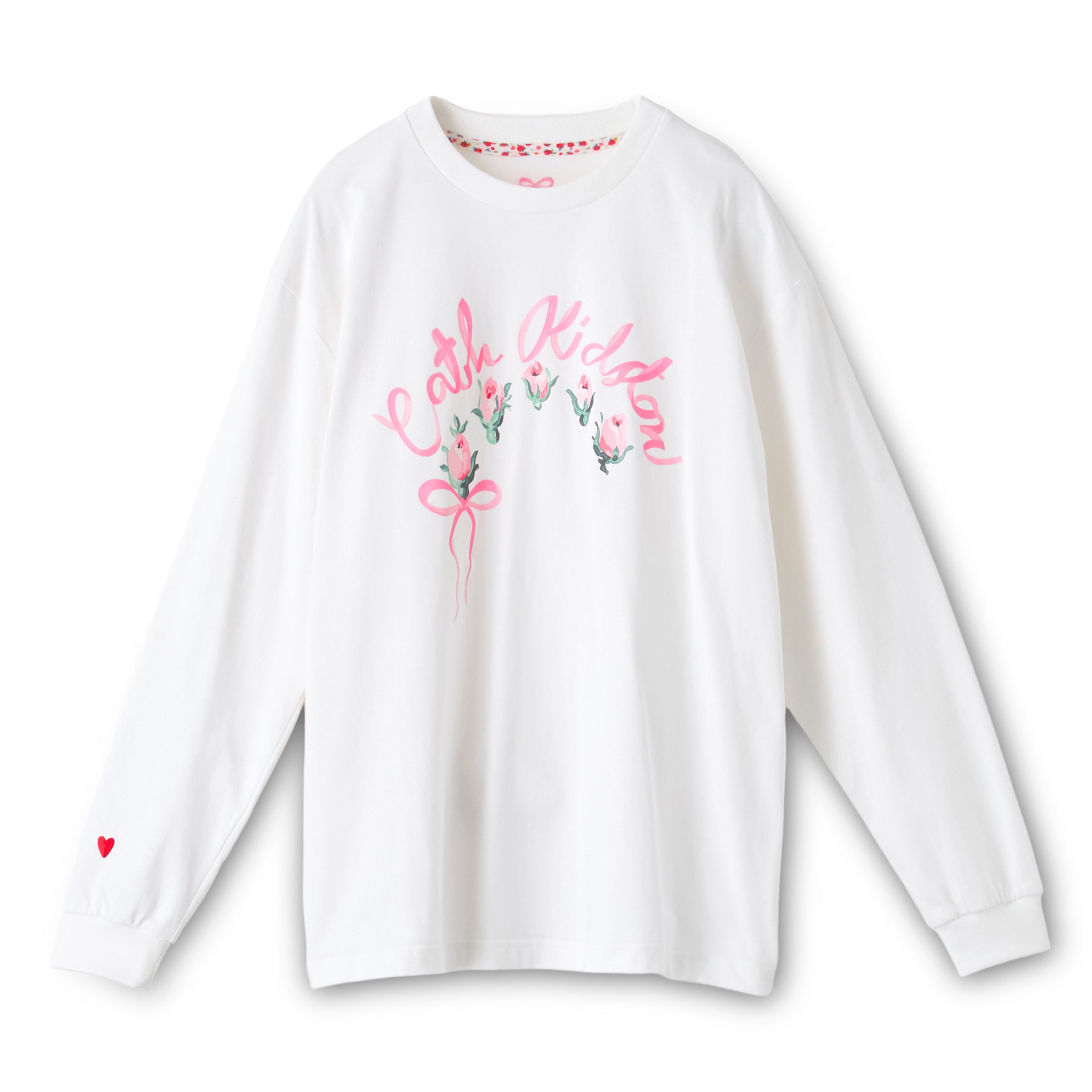 ロングスリーブTシャツ Ribbon Floral | Cath Kidston 日本公式