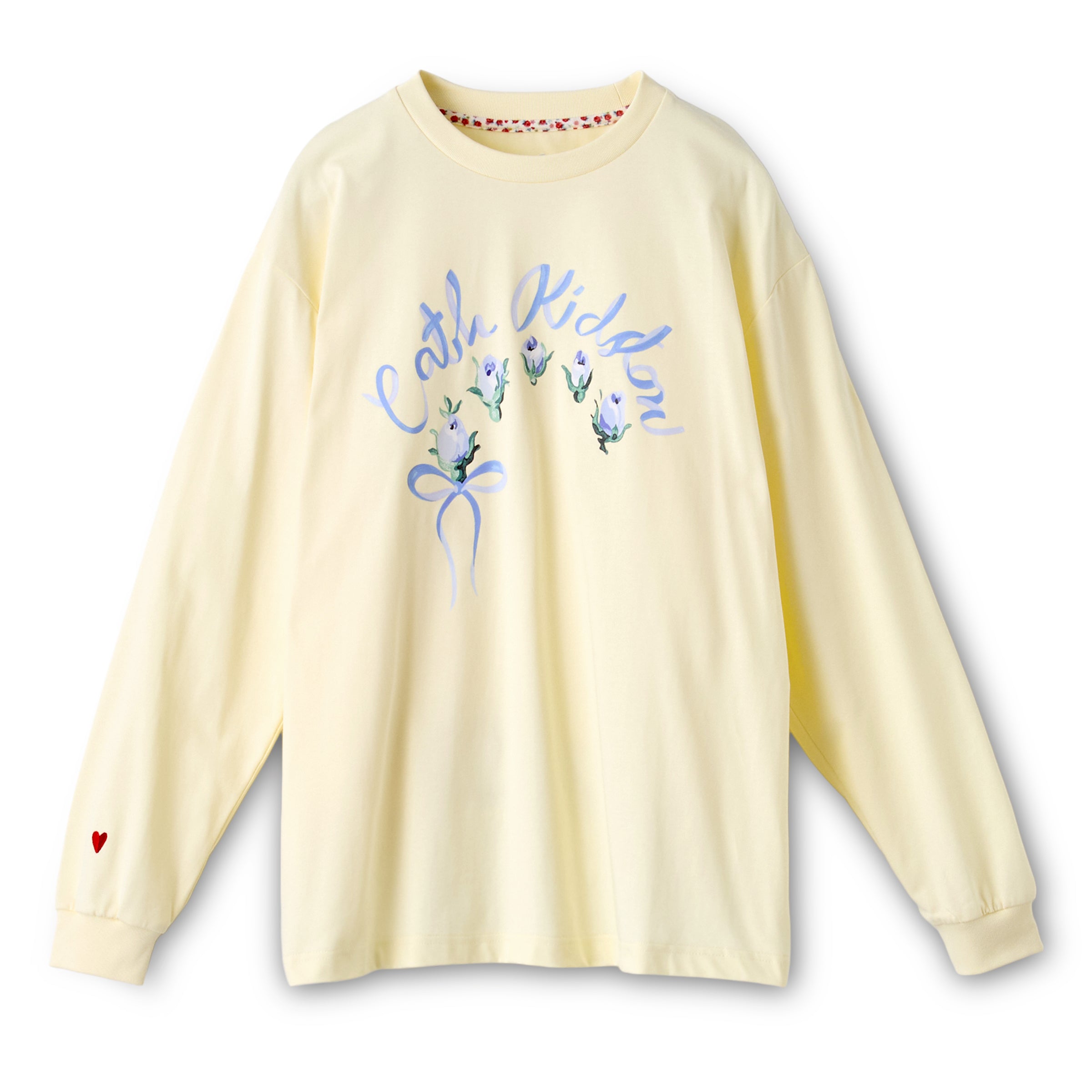 ロングスリーブTシャツ Ribbon Floral