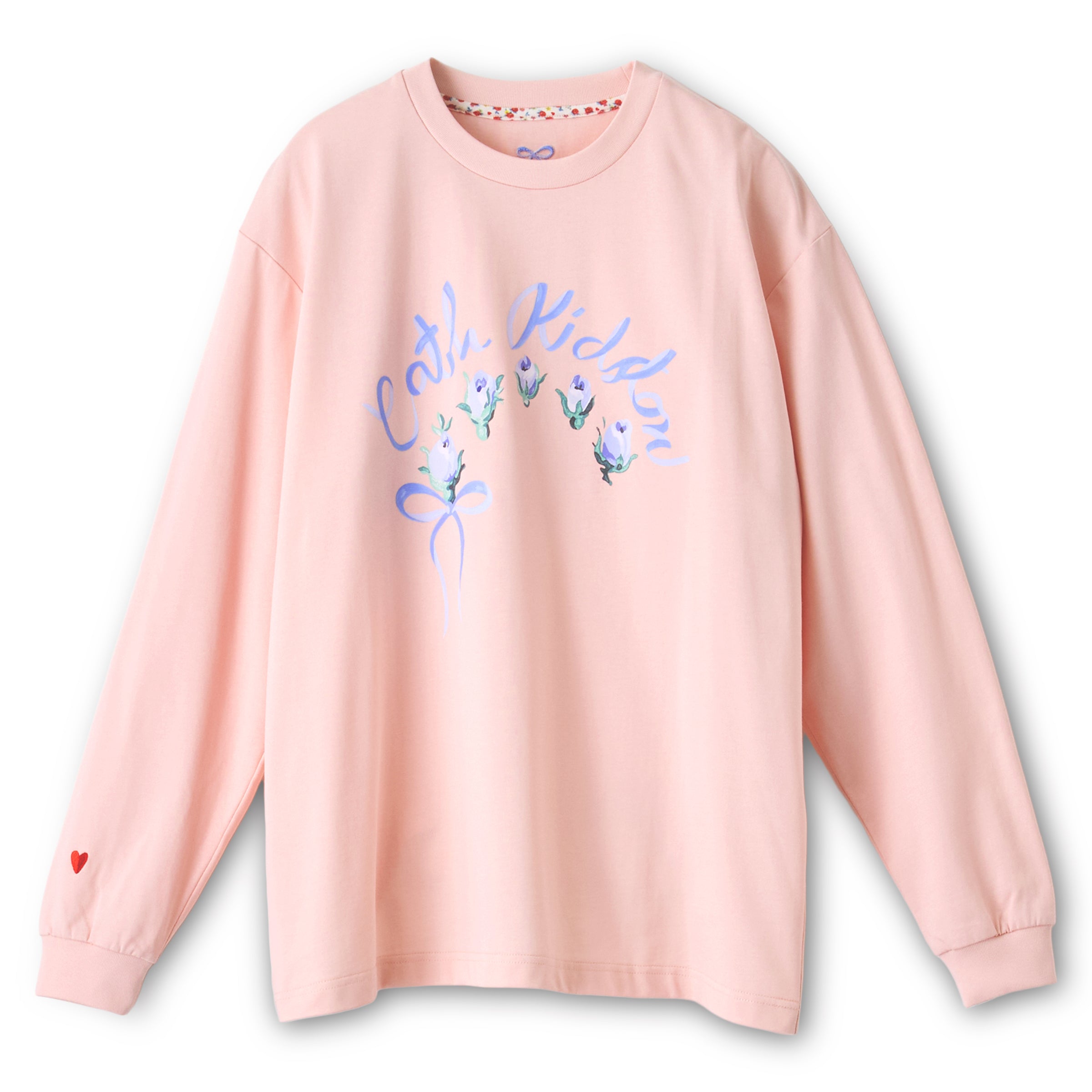 ロングスリーブTシャツ Ribbon Floral