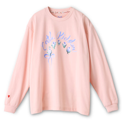 ロングスリーブTシャツ Ribbon Floral